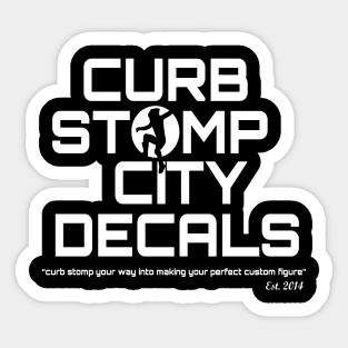 CurbStompCityDecal EST. 2014 Sticker